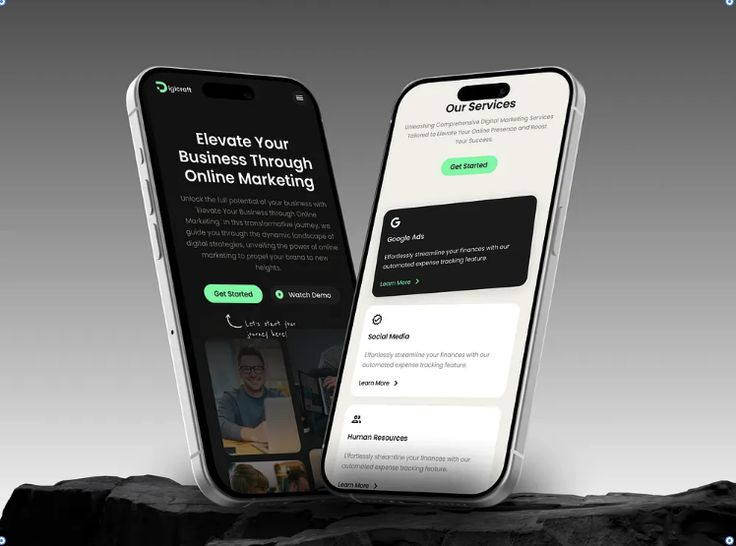 Online marketing mobile app